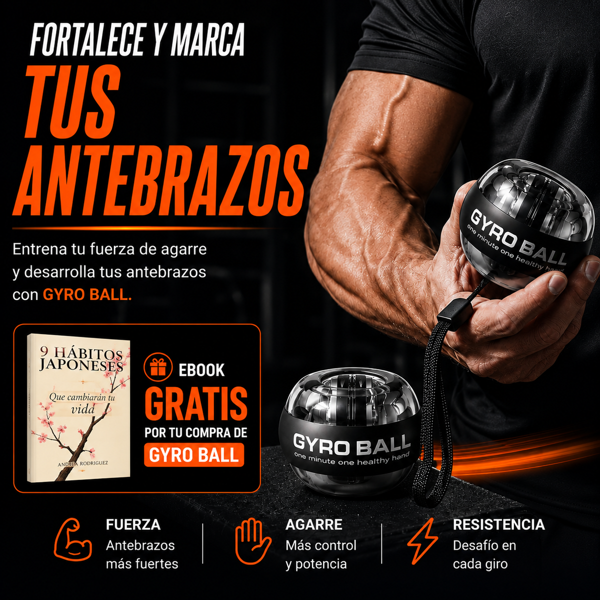 EJERCITADOR DE BRAZO - GYRO BALL PRO™