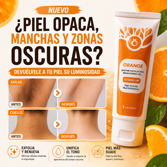 SALUDGEN ORANGE™ | Gel Exfoliante Iluminador